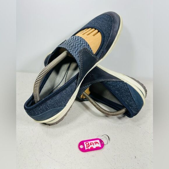 Ecco Biom Life MJ Marine Slip On Flat Mary Jane Size EU 41-10-10,5 RP $129 - Picture 1 of 7